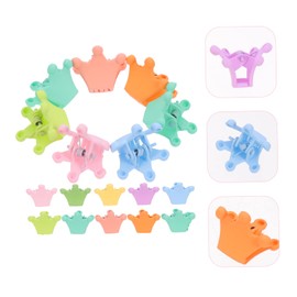 BIUDECO Mini Crown Claw Hair Clip Set 20pcs for Girls Boys and Girls Toddlers Baby Hair Accessories