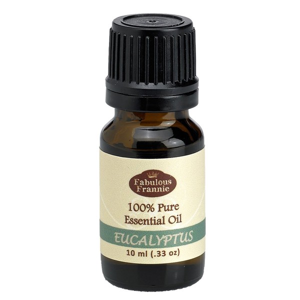 Fabulous Frannie Eucalyptus 100% Pure, Undiluted Essential Oil Therapeutic Grade - 10 ml. Great for Aromatherapy!