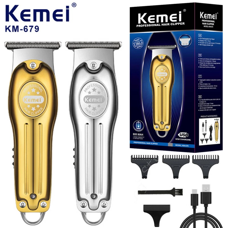 Kemei-679 Hair Clippers Trimmer Cutting Beard Wireless Barber Shaving Machine