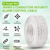 MOOKEERF 18 AWG 2 Conductor Stranded Shielded Plenum Cable 100FT