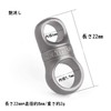 TISUR Titanium Key Ring, Car Key Chain, For Men, Smart