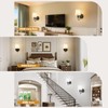 Battery Operated Wall Sconce Set of 2,Rechargeable Wall Sconce with