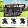 Guiseapue Double Stroller Organizer with 2 Insulated Cup Holders: Parent