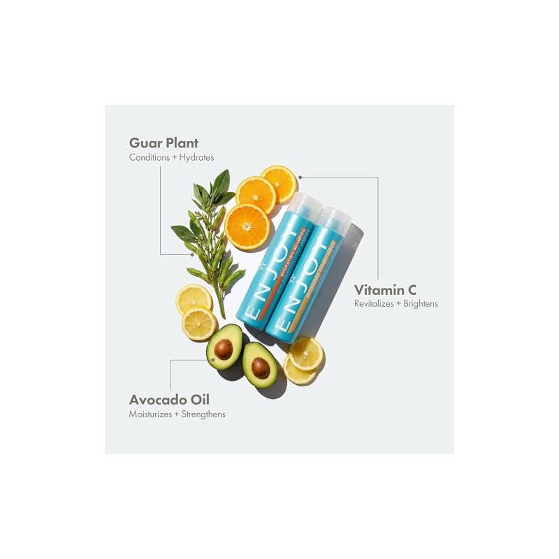 ENJOY Sulfate Free Hydrating Conditioner (33.8 OZ) Smooth, Soft, Silky
