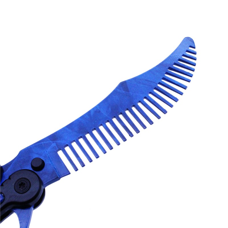 Foldable Comb Stainless Steel Butterfly Exercise Training Comb Styling Tools