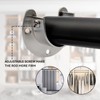 Tighall 6PCS Heavy Duty Stainless Steel Closet Pole Sockets Rod