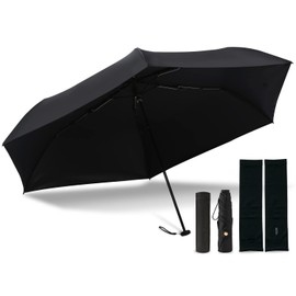 Supervised by a Current Dermatologist, Ultra Lightweight, 5.1 oz (145 g), 100% UV Reduction Rate, JIS Standard, Japanese Third-Party Certified, Parasol, Folding Umbrella, Completely Blackout, For Both