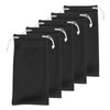HARFINGTON 5pcs Eyeglass Pouch Soft Microfiber Sunglasses Storage Bag Portable