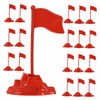 KOMBIUDA 60Pcs Miniature Plastic Flags for Sand Table Small National