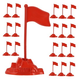 KOMBIUDA 60Pcs Miniature Plastic Flags for Sand Table Small National Flags Sticks for Scene Decoration Educational Use and Collector Display