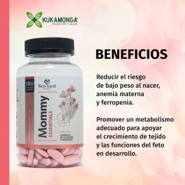 Complejo Multivitamnico Mommy Essentials  180 Cpsulas Sin Sabor  Apoyo Nutricional Completo para Mams y Bienestar Diario                              