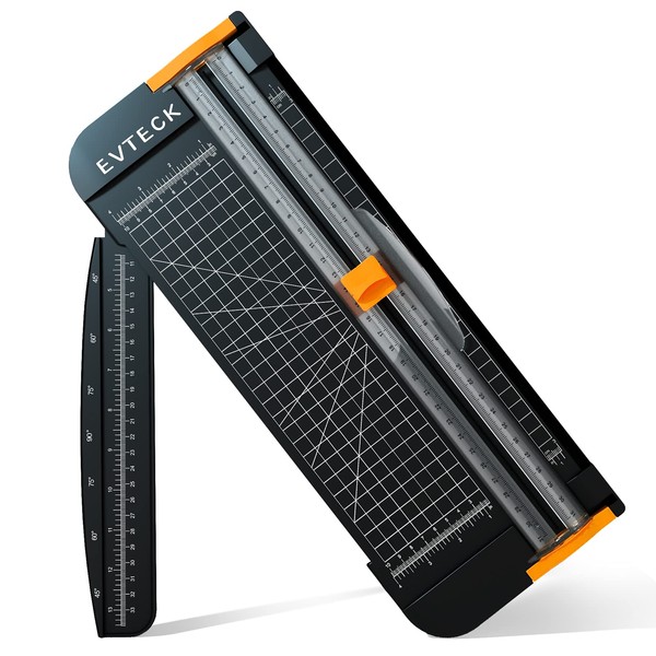 Evteck Paper Cutter Trimmer Small: 12 Inch Crafting & Scrapbooking