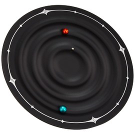 Technoline WT 7350 Galaxy Wall Clock, Plastic, Black