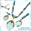 Collar De Turquesa, 4 Piezas, Collares Bohemios Para Mujer