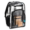 BeigeSwan Pack of 2 Clear Backpack Heavy Duty Thick PVC
