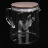 Coffee Pot with Lid HeatResistant Glass Heat Insulation Handle Kettle