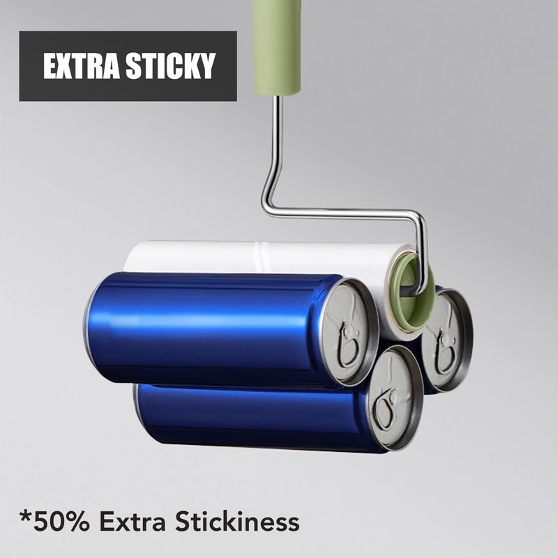 Extra Sticky Large Surface Lint Roller, 6.3'' Giant Lint Roller