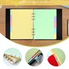 40 Pieces/8 Sets A5 Folder Dividers 6 Holes Loose Leaf