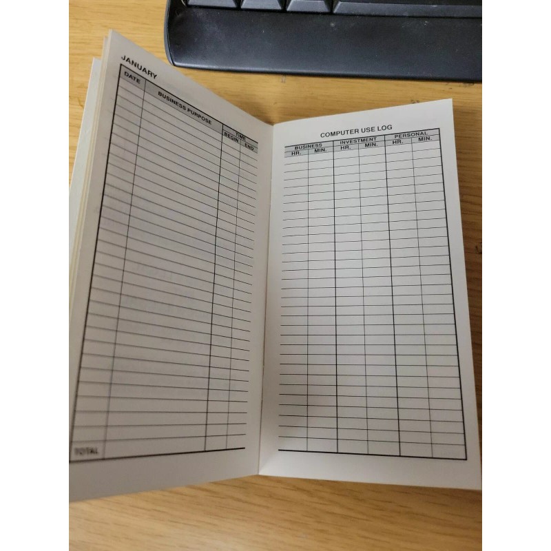 Dome Publishing Computer Use Log 790 6.25" X 3.25" Sheet