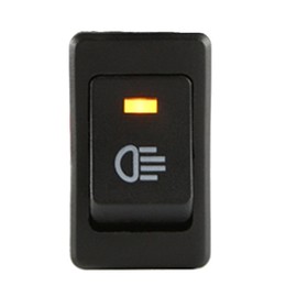 E Support™ Car Yellow LED Fog Light Toggle Rocker Switch 4Pin