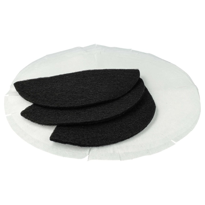 vhbw 3 x Carbon Filters, 6 x Paper Filters Compatible