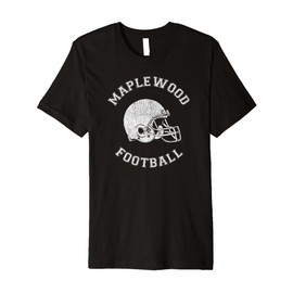 Maplewood Football Distressed 1980's Retro P.E.Dept Style Premium T-Shirt