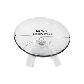 Hamster Wheel, Hermit Crab Climbing Toys Silent Exercise Running Wheel, Small Animal Exercise Wheels Hermit Crabs Wheel for Hamsters, Gerbils, Mice or Other Small Animals(White）