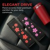 2PCS Car Seat Belt Covers, Flower Soft Comfortable Vehicle Seatbelt