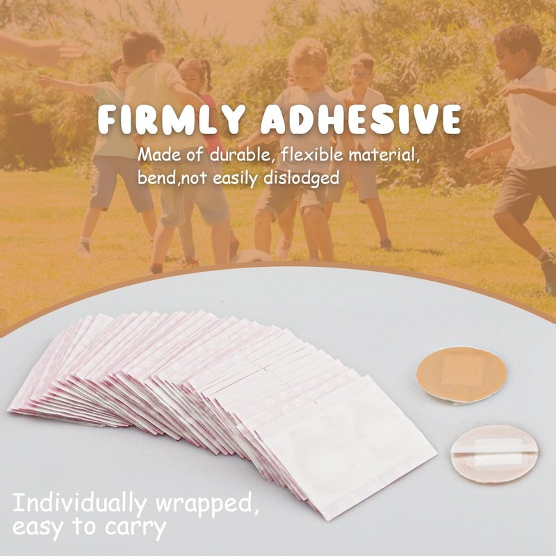 UPIQNG Band Aid Mini Round Bandages Water Resistant Wound Care