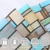 Niviy Privacy Window Covering Brick Stained Glass Window Film Waterproof