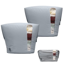 ONTYZZ 2 Pack Home Vacuum Bags Space Saver Compression Domestic Vacuum Sealer Bags for Clothes, Comforters, Blankets, Bedding