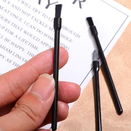 Frcolor Disposable Lip Gloss Brushes Lipstick Wands Applicator Flat Brush Makeup Cosmetic Tools (100 Pcs)