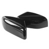 2pcs Rearview Mirror Cover Caps Glossy Black Fit for Land