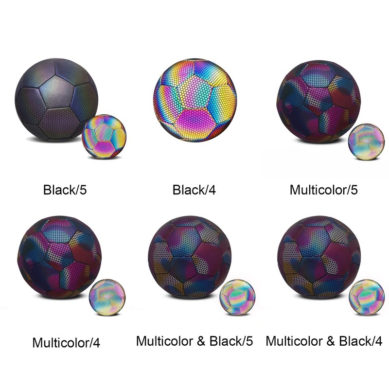 Luminous Reflective Football Luminous Soccer Ball Training Ball for Normal