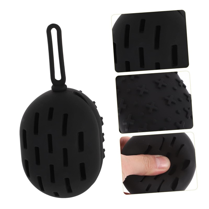 LALAFINA 3pcs Makeup Sponge Holder Portable Storage Case for Travel