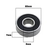 EMSea ABEC-11 Skateboard Bearings 8x22x7mm 608 2RS for Roller Skates