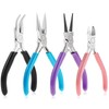 Juego de 4 Alicates para Joyas, Pinzas para Bisuteria y