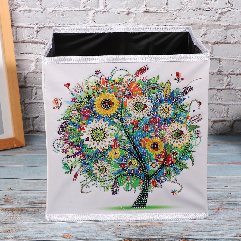 Diamond Painting Tree Storage Box Foldable Resin DIY Painting Kits