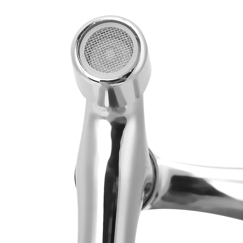 Hapivida G1/2in Bathroom Sink Water-Tap, Thickened Zinc Alloy Wall-Mounted Simple