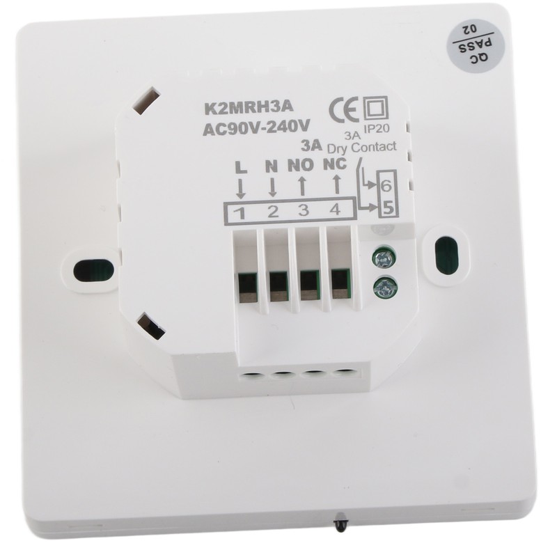 3A Smart Thermostat LCD Display Programmable Widely Used Water Heating