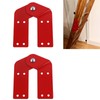 2Pcs Attic Ladder Hinge Pull Down Attic Stair Parts Replacement