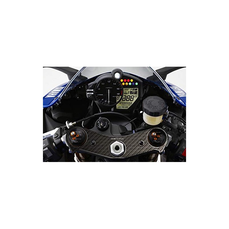 PRINT Top Bridge Sticker Carbon Pattern YZF-R6 (17-19)