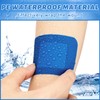 Geiserailie 120 Pcs Food Service Blue Detectable Bandage Woven Fingertip