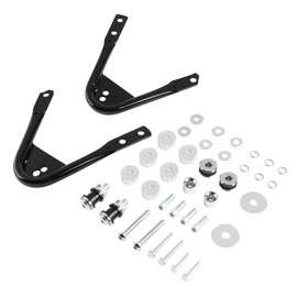 TCT-MT 2-up Tour Pack PAK Docking Hardware Kit Fit for Harley Touring 1997-2008 Road King Glide FLHR, Street & Electra Glide FLHT EFI FLHTI FLHX Glossy Black