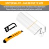 eatelle Shower Door Bottom Seal with Drip Rail for Thick