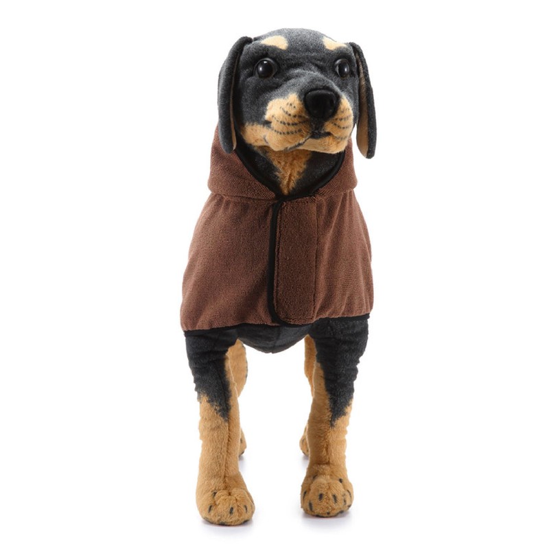 Dog Towel Bathrobe Strong Absorbent Soft Warm Pet Dog Drying