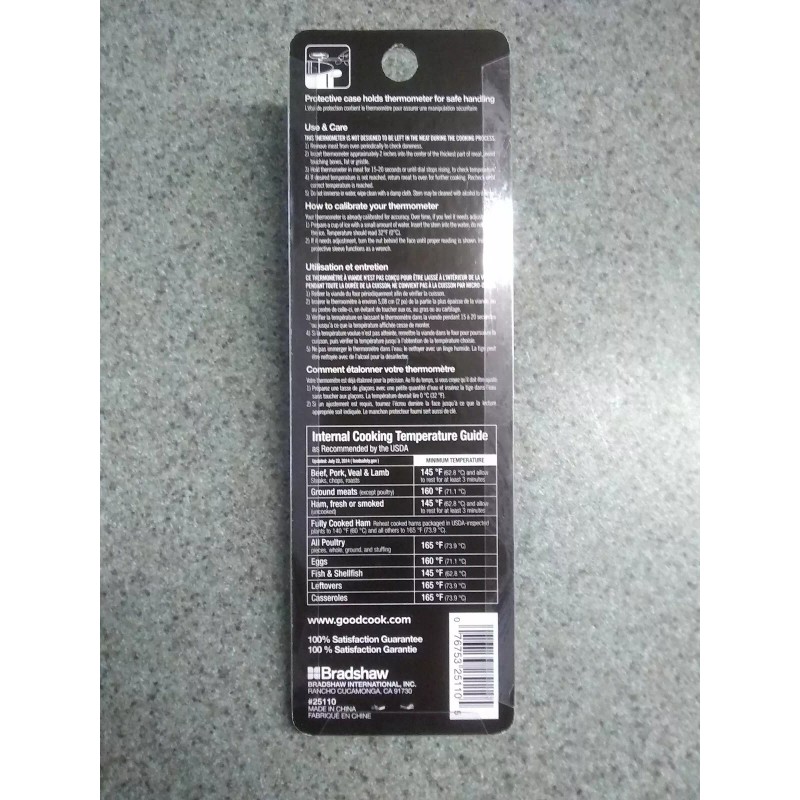 Good Cook Bradshaw Good Cook Precision Instant Read Meat Thermometer