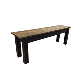 Dark Walnut and Black Bench (36)