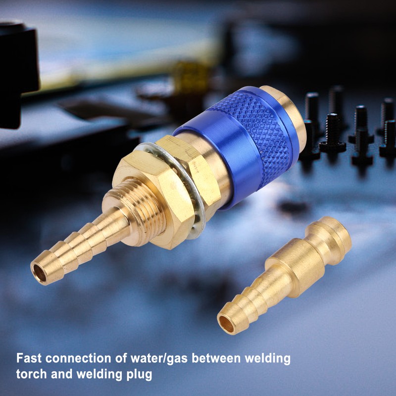 M6 Gas &amp; Water Quick Connector for MIG TIG Welder