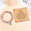 TERRISHE Mother's Day Gift Mum Bracelet Natural Stones Bead Bracelet